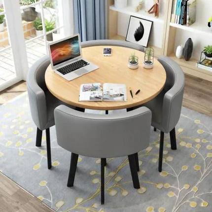 Modern Minimalist Style Conference Table and Chair Set JDZH-009 (In Stock)