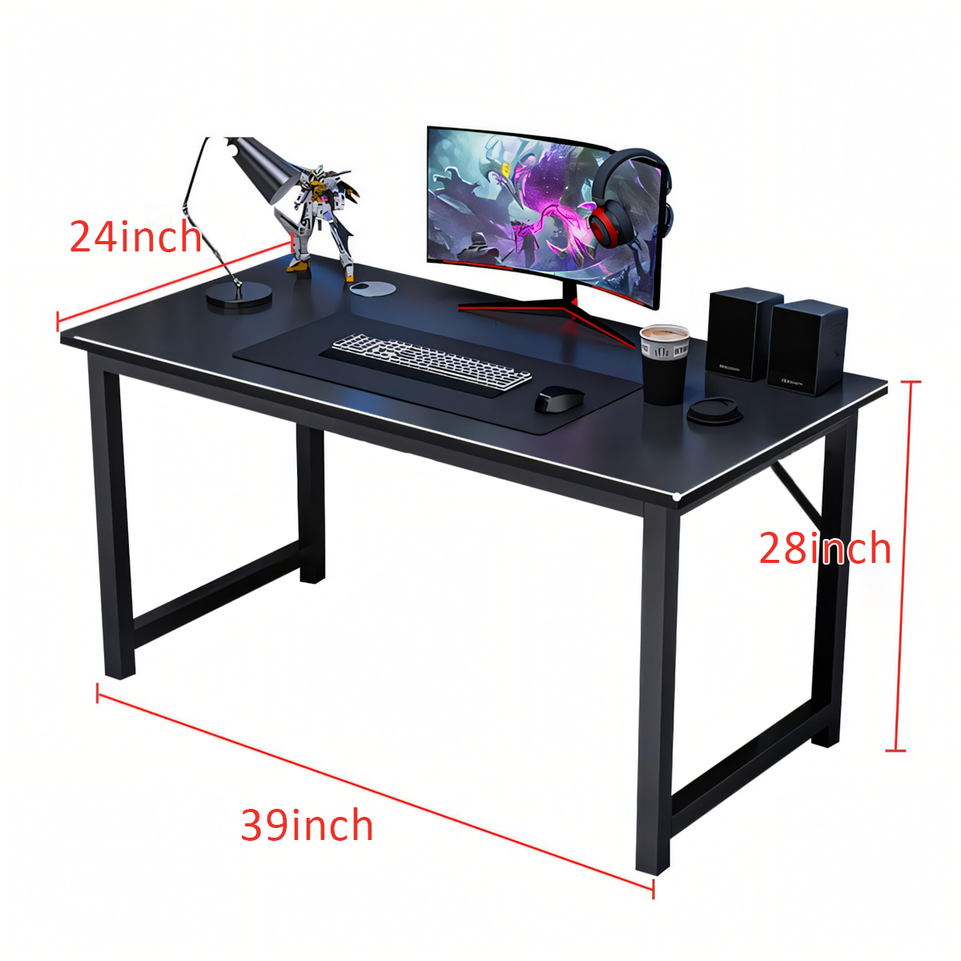 Modern Minimalist Desk for Gaming, Work, and Study BGZ-154