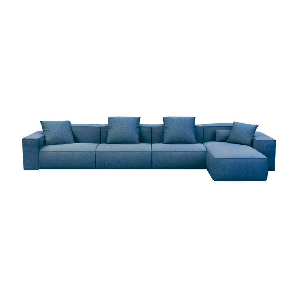 Italian Minimalist Lint Block Sofa Chaise Lounge BSF-2006