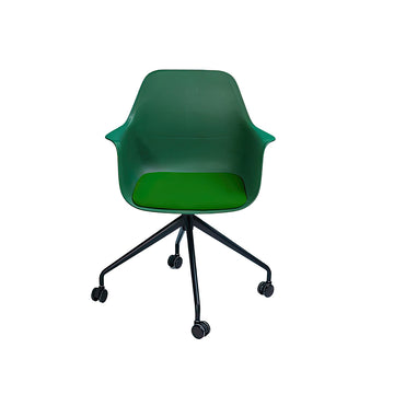 Ergonomic Office Chair 17 in Wide with L-Shaped & Lumbar Support for Home Office