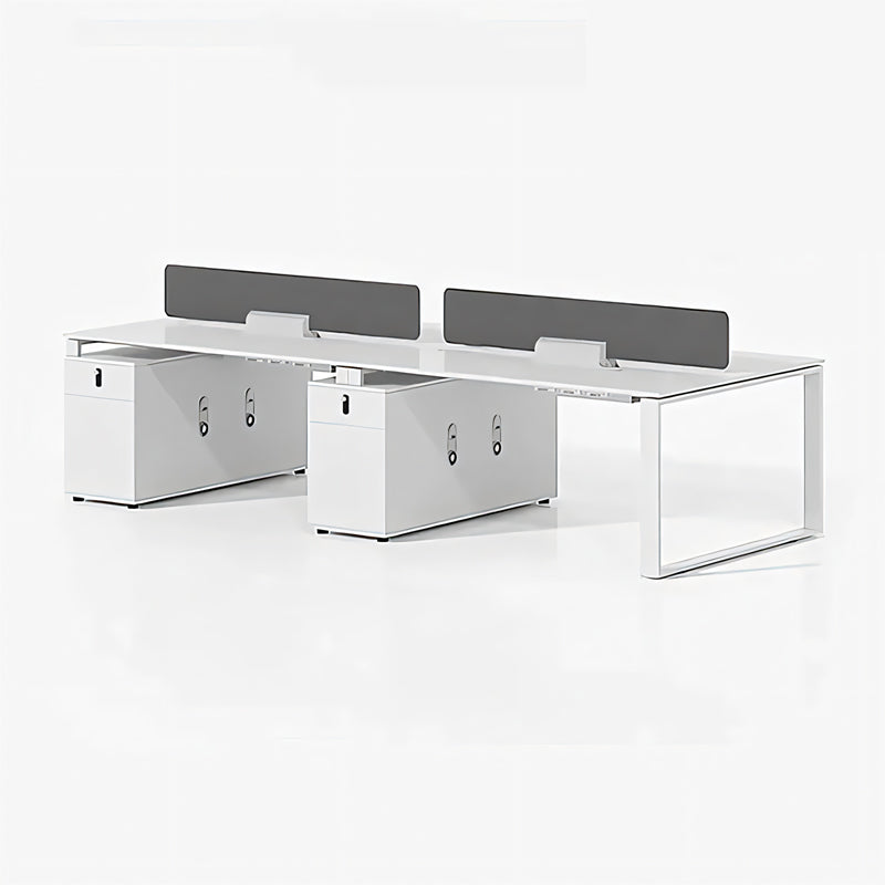 Streamlined Finance Workspace Modern Office Desk and Chair Combo YGZ-1012