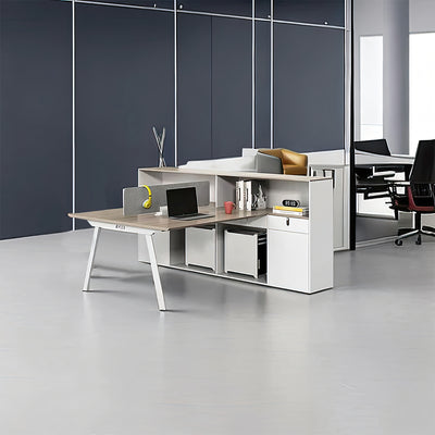 Office Desk Staff 2 People Table Simple and Modern Screen Workstation Financial Desk Office Furniture YGZ-1022