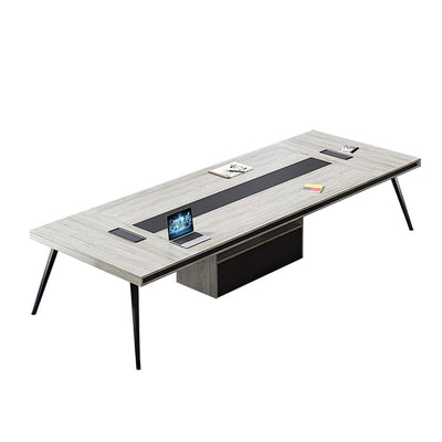 Fashion Office Desk Furniture Rectangular Conference Table Large Particle Board HYZ-1045