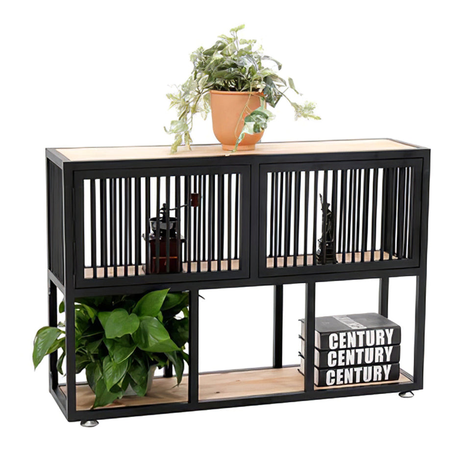 Multi-Functional Iron Frame Divider Storage Shelf for Offices & Living Room CWG-2053