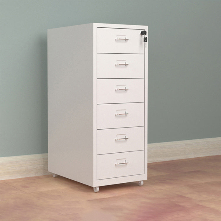 Grey Modern Metal Office Cabinet with Lockable Drawers for Files and Storage WJG-725-15（Sale Event）