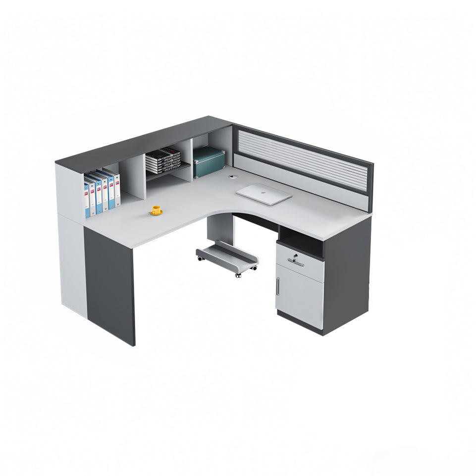 Modern Office Workstation Set with Screens, Ideal for 2/4/6-Person Workspaces BGZ-220