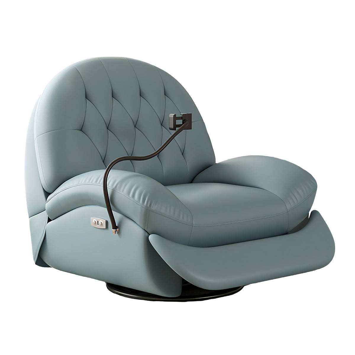 Multi-Functional Semi-Circular Backrest Recliner Sofa with Phone Holder DDSF-2010