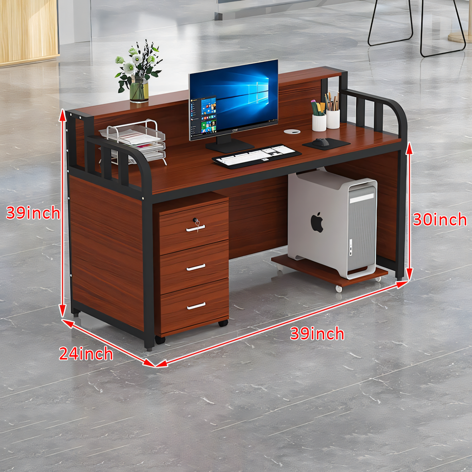 Modern Single Desk with Partition - Ideal for Offices and Workstations BGZ-020