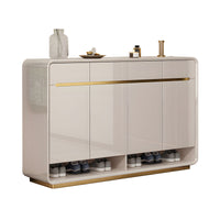 Luxury High-End Shoe Cabinet With Spacious Storage – Modern Glossy Lacquered Entryway Organizer CWG-2160