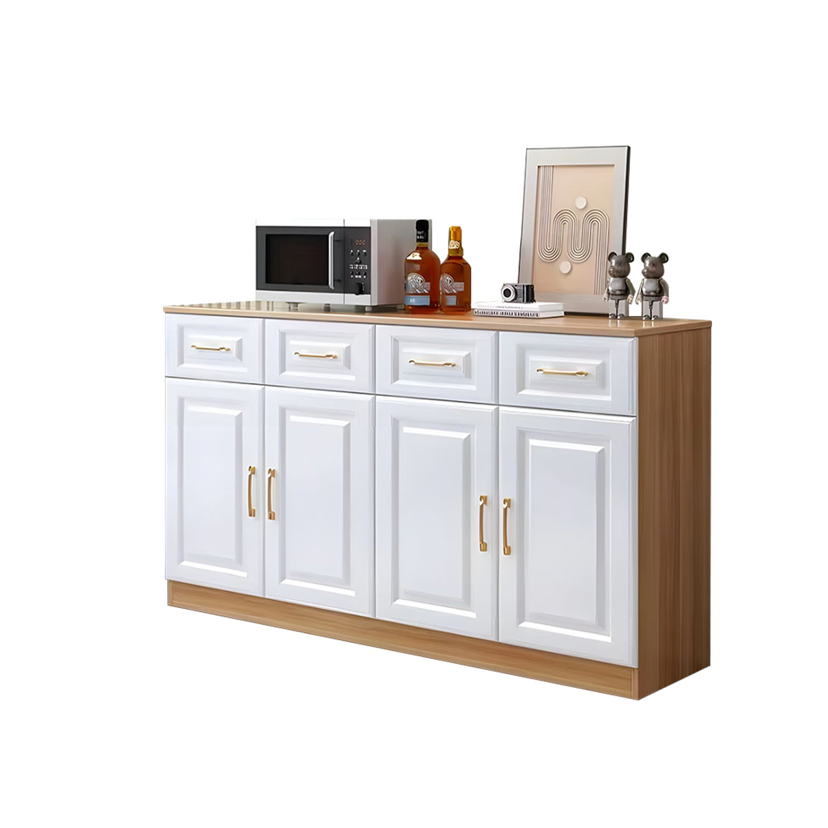 Sleek Contemporary Wooden Entryway Shoe Cabinet For Hallways And Living Rooms With Adjustable Shelves CWG-2162