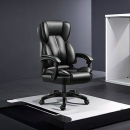Ergonomic Office Chair 20 in Wide with Reclining, Swivel & Curved for Home Office