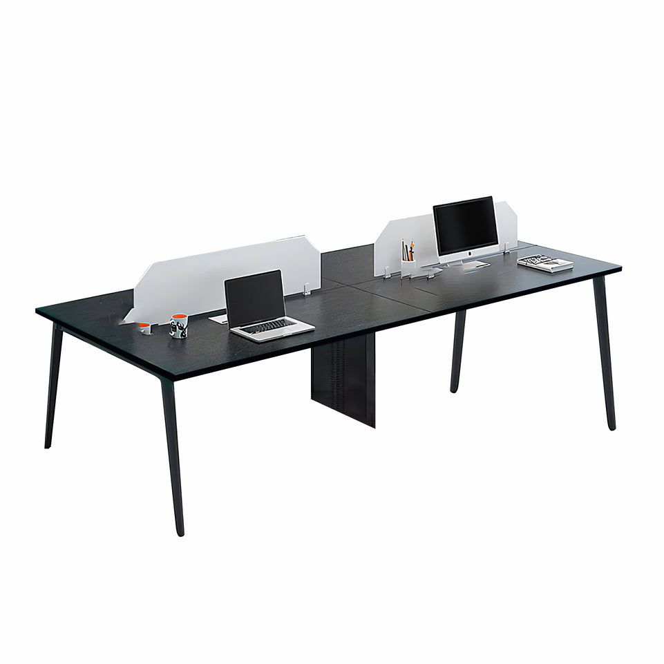 Premium Office Computer Desk Modern Creative Studio Desk Unique Partition Design YGZ-1077