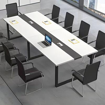 Simple  Conference Table with Cable Management Office Desk Negotiation Table HYZ-1010-E (East Coast)