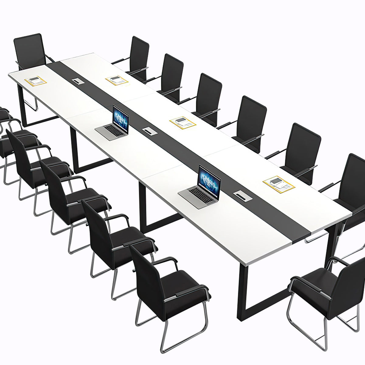 Customizable Luxury Durable Color-Blocked Rectangle Table In Stock