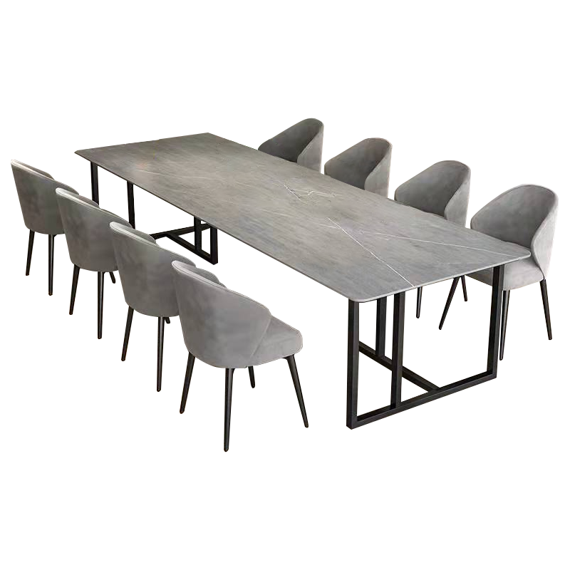 Modern Stone Marble Commercial Reception Conference Table with Stylish and Simple Design HYZ-10119