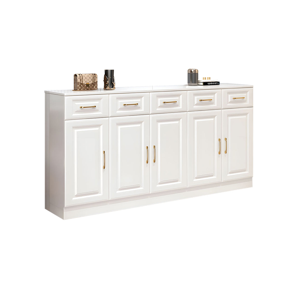 Sleek Contemporary Wooden Entryway Shoe Cabinet For Hallways And Living Rooms With Adjustable Shelves CWG-2162