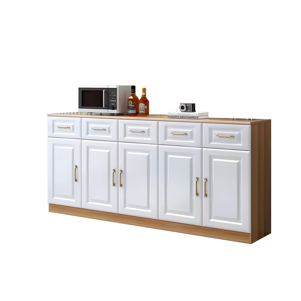 Sleek Contemporary Wooden Entryway Shoe Cabinet For Hallways And Living Rooms With Adjustable Shelves CWG-2162