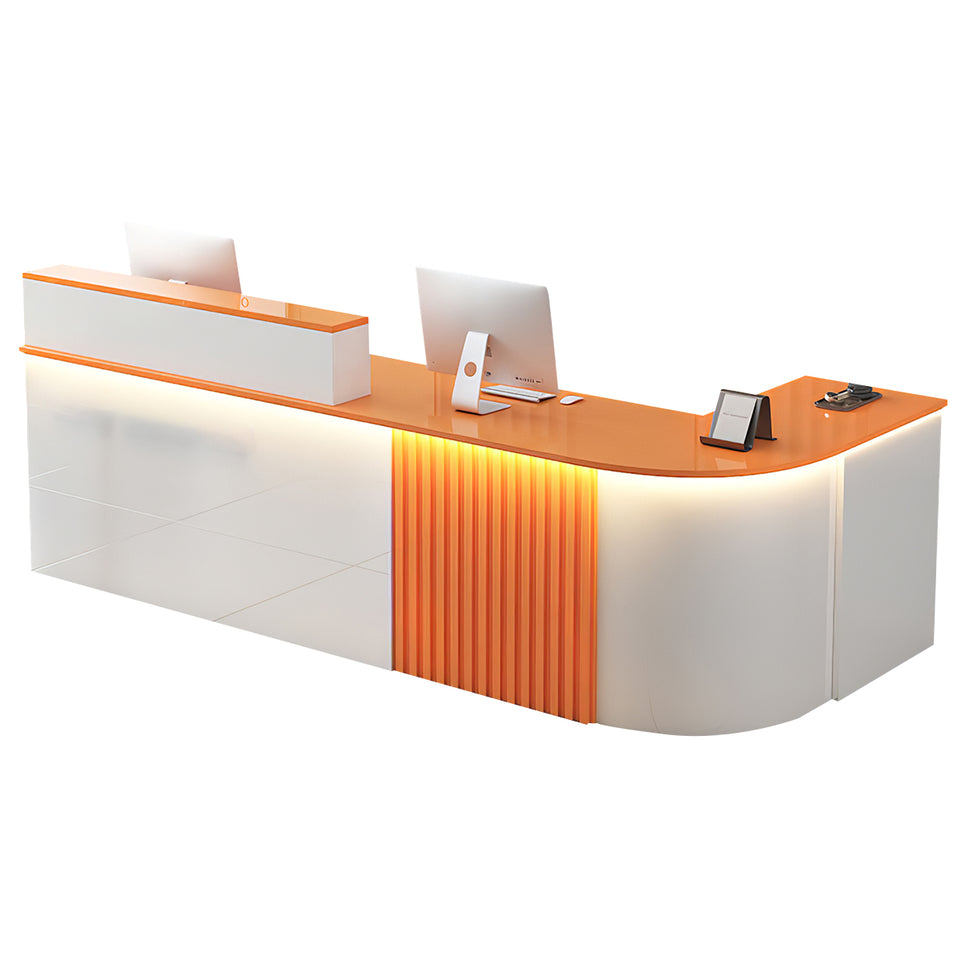 L-shaped Office Small Reception Desk Store Counter JDT-2117