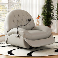 Multi-Functional Semi-Circular Backrest Recliner Sofa with Phone Holder DDSF-2010（In Stock）