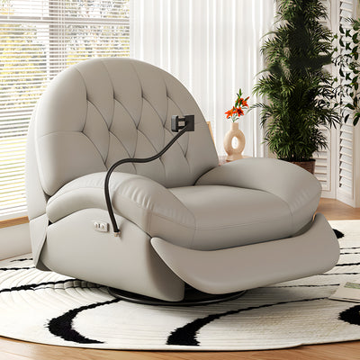 Multi-Functional Semi-Circular Backrest Recliner Sofa with Phone Holder DDSF-2010（In Stock）