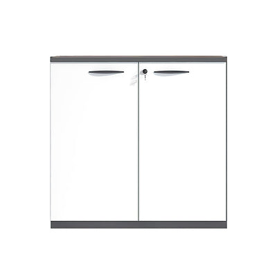 Stylish Office File Cabinet with Lockable Wooden Storage Low Cabinet WJG-1019