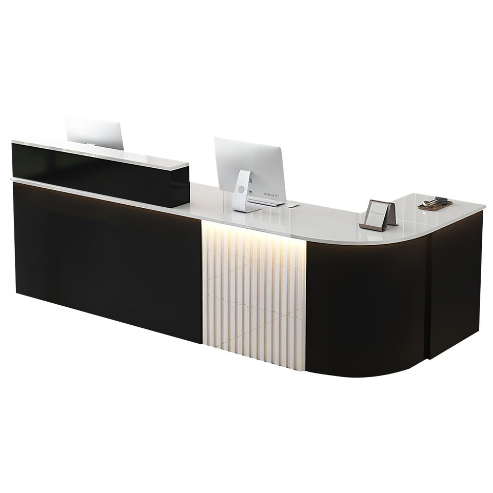 L-shaped Office Small Reception Desk Store Counter JDT-2117