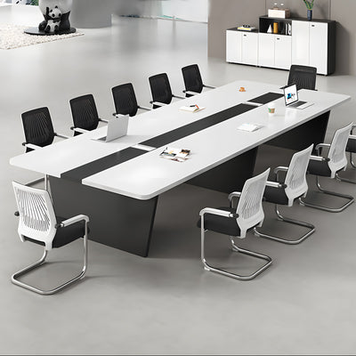 Modern Rectangular Conference Table with Cable Management Box for Office HYZ-7182（In Stock）