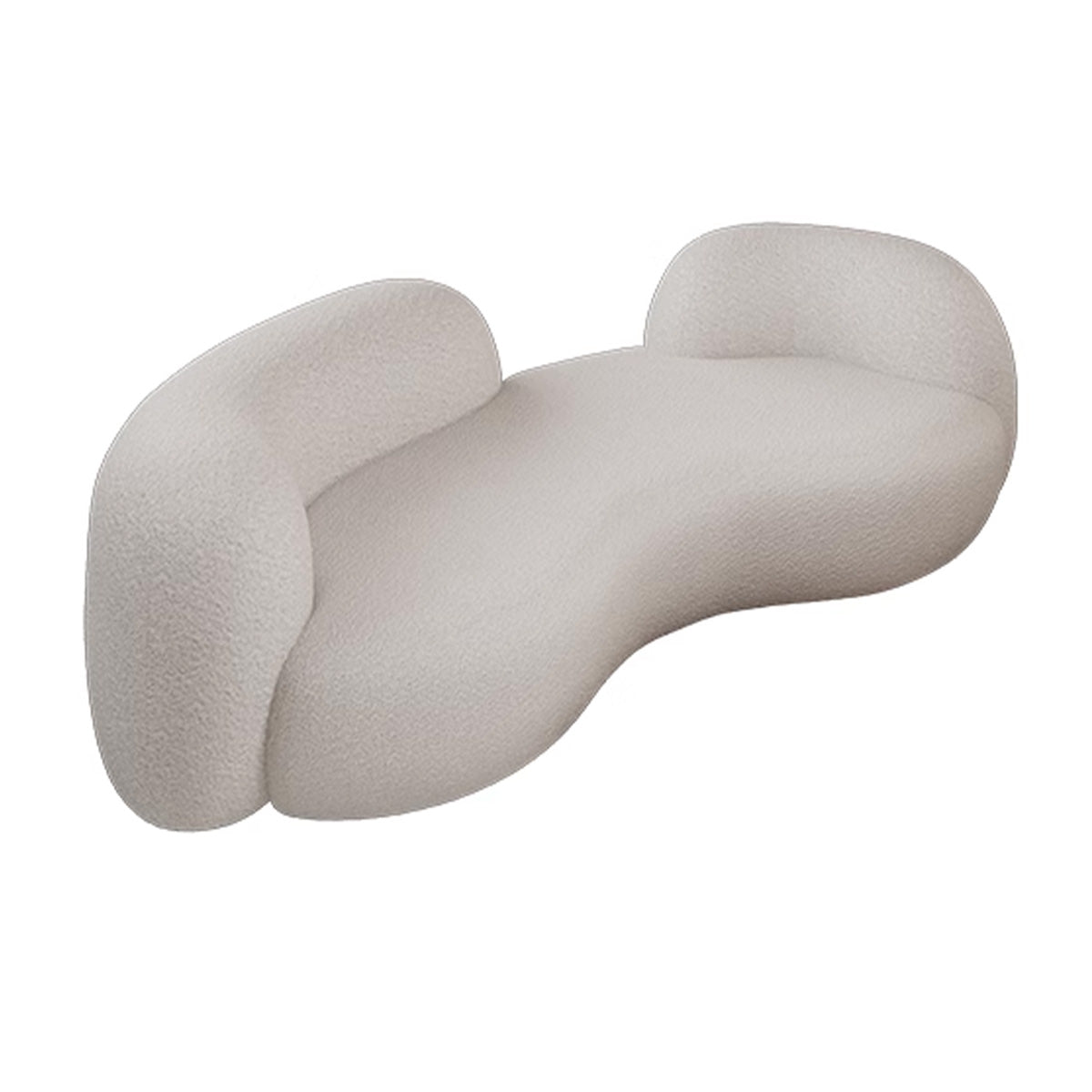 Modern Minimalist Upholstered Sofa with Rounded Corners BSF-2010