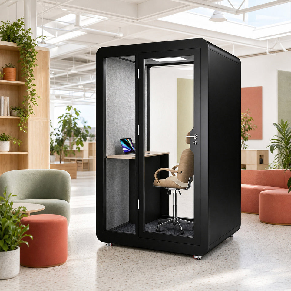 Soundproof Booth with 35±5 dB Noise Reduction and Ventilation