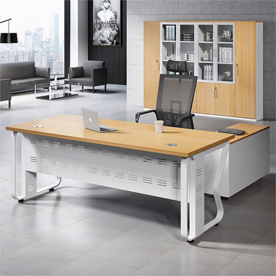 Modern Minimalist Executive Desk With Electrostatic Painting Executives Table LBZ-10183