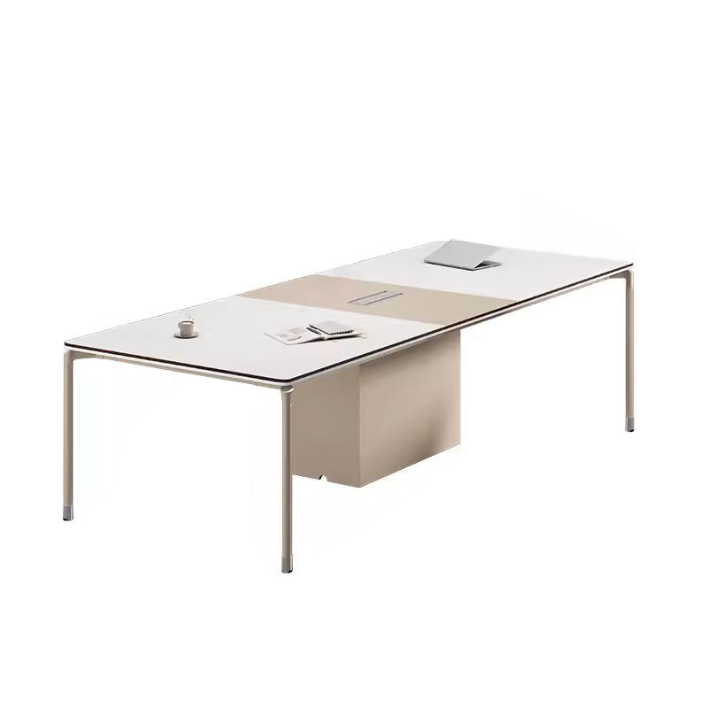 Office Computer Desk Rectangular Conference Table Environmental Protection Board Elegant and Simple HYZ-1057
