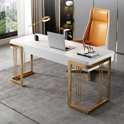 Elegant Minimalist Rectangular Executive Desk with Exquisite Leg Design LBZ-2004