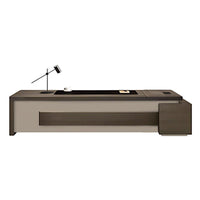 Refined Modern Executive Desk With Secure Storage And Cable Management LBZ-2175