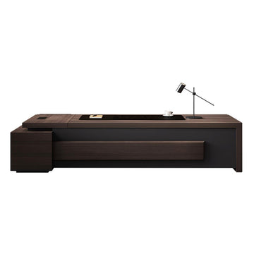 Refined Modern Executive Desk With Secure Storage And Cable Management LBZ-2175