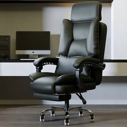 Ergonomic Office Chair with Lumbar Support, Portable & Swivel for Executive Office
