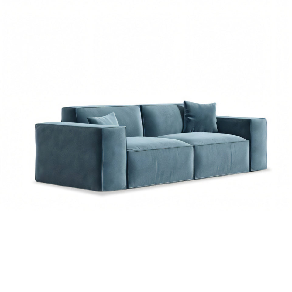 Italian Minimalist Lint Block Modular Sofa Chaise Lounge BSF-2006