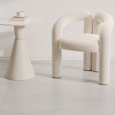Unique Off-white Lounge Accent Armchair for Indoor Spaces BSF-2000（In Stock）
