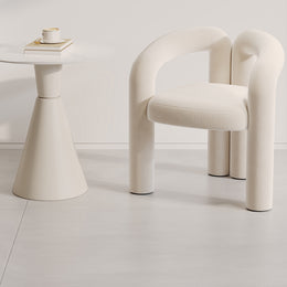 Unique Off-white Lounge Accent Armchair for Indoor Spaces BSF-2000（In Stock）