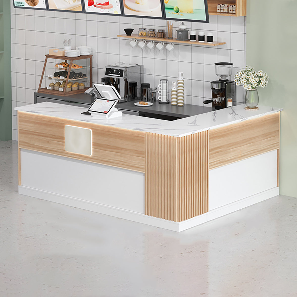 Catering Counter Restaurant Front Desk Reception Desk JDT-7144