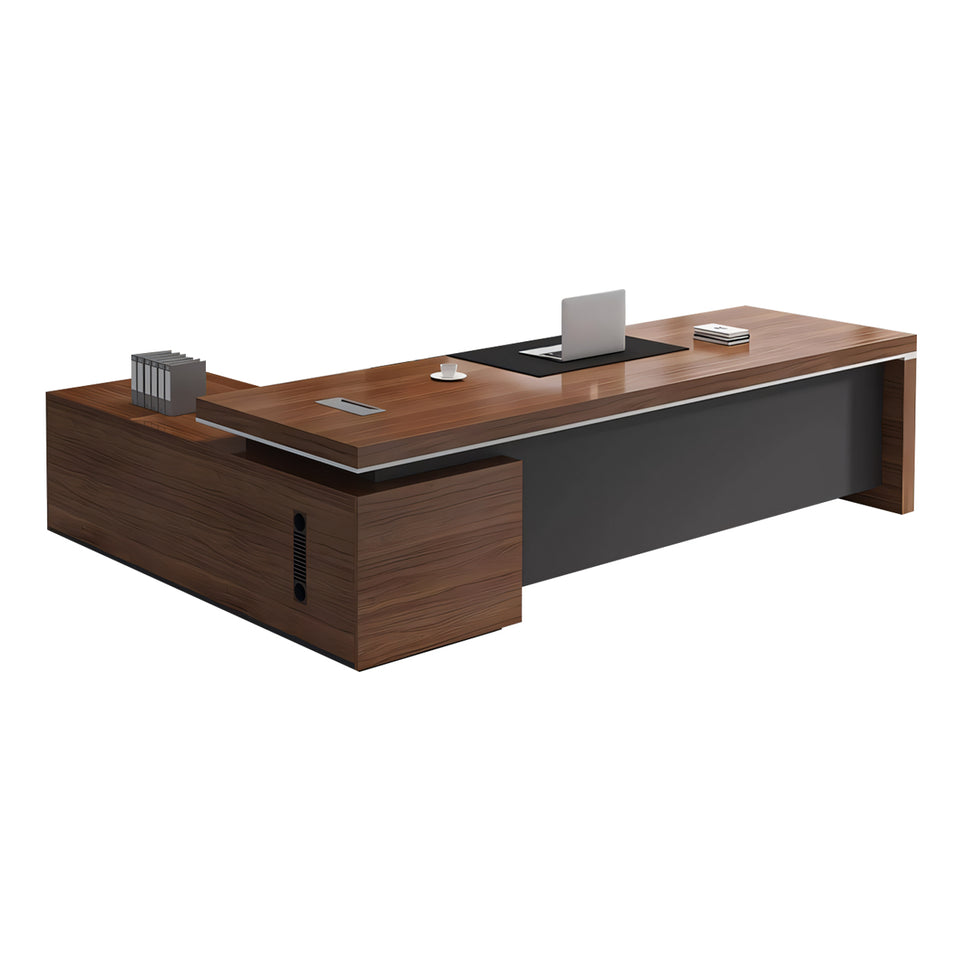 Boss Desk With Thick Tabletop president desk simple modern large desk office furniture LBZ-10130