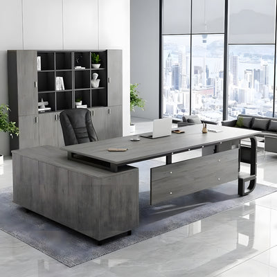 Rust-Resistant Boss Desk simple modern manager president light luxury large desk LBZ-10134