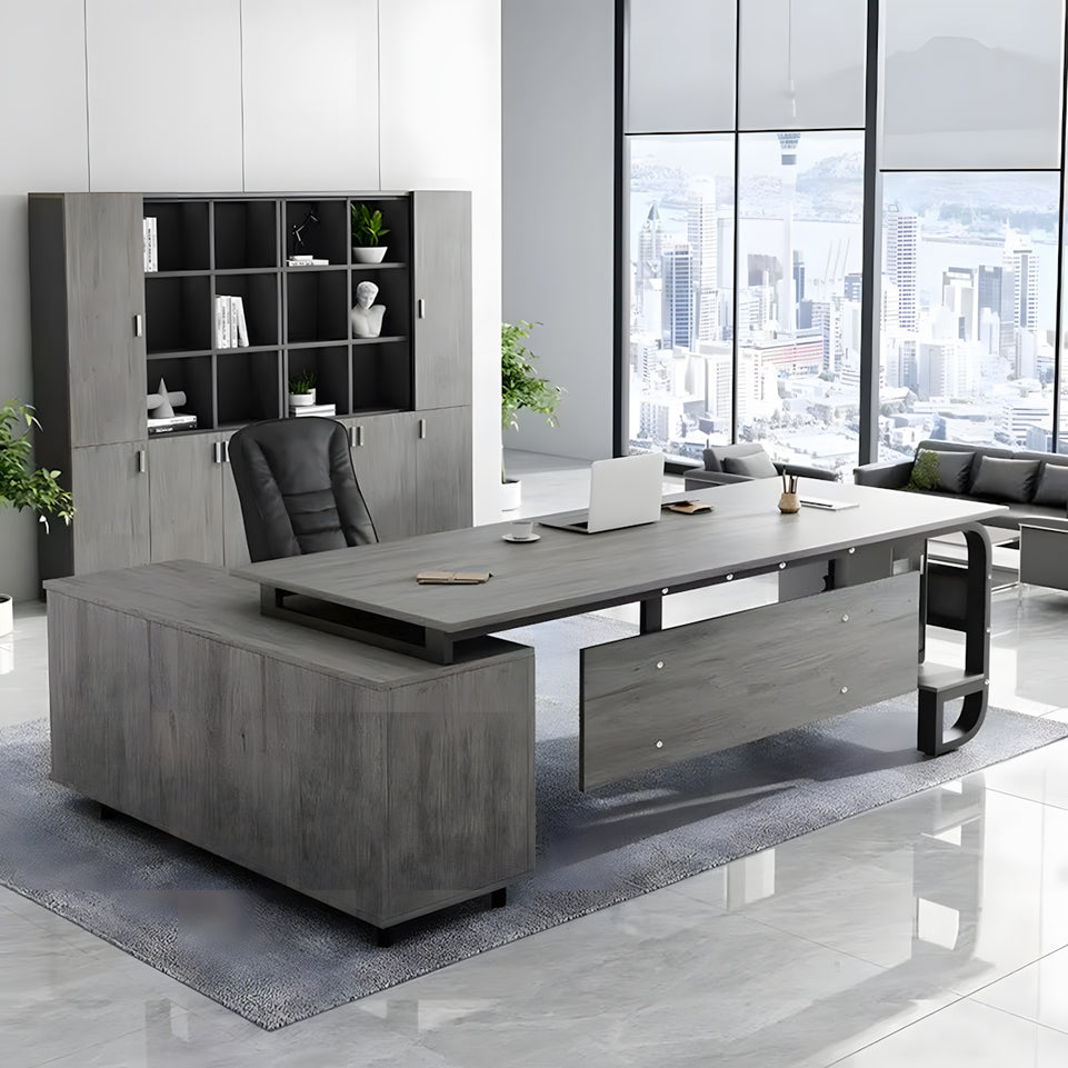 Rust-Resistant Boss Desk simple modern manager president light luxury large desk LBZ-10134