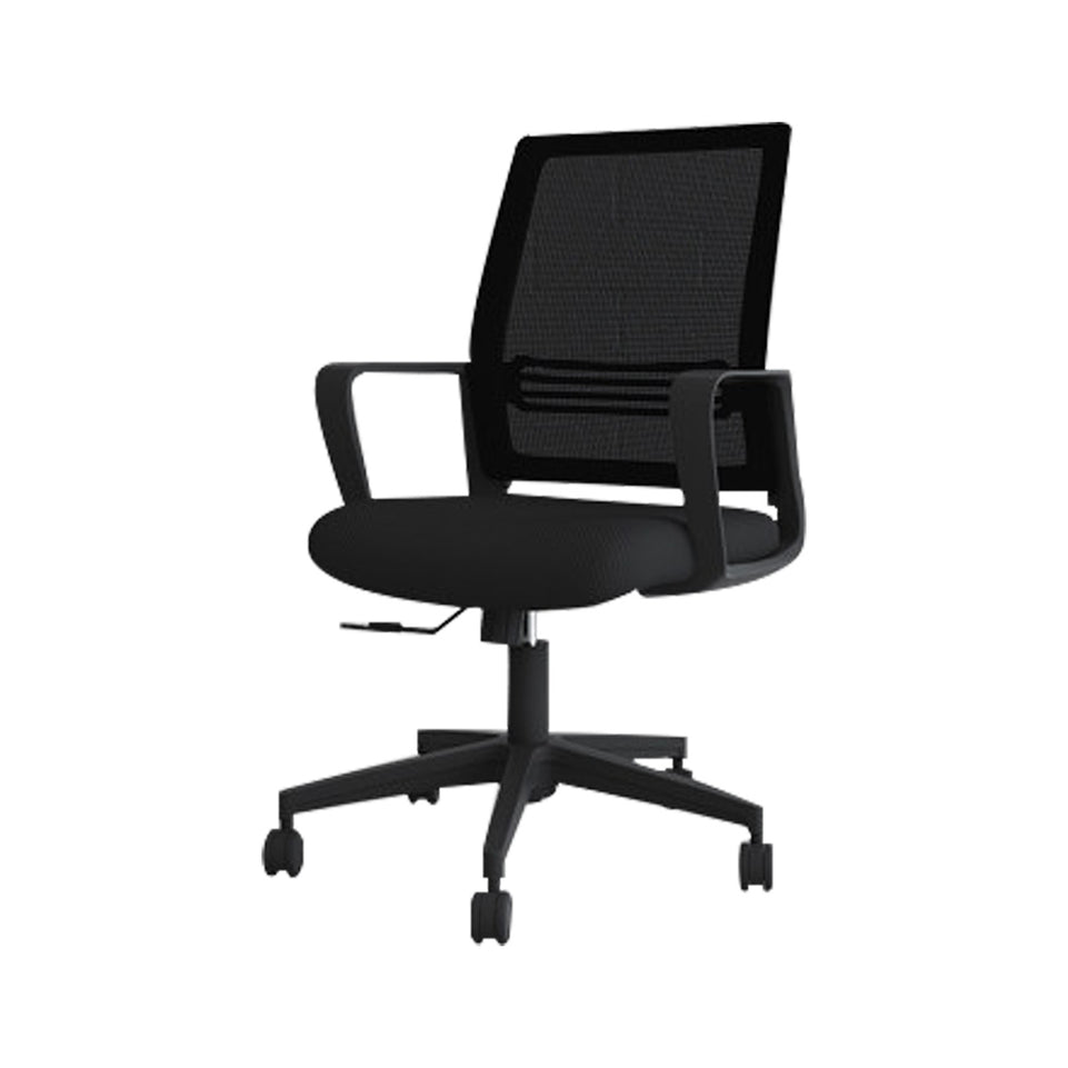 White and Black Modern Simple Comfortable Ergonomic Mesh Office Chairs with Wheels BGY-K023