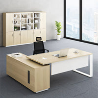 Manager desk simple modern Natural Boss Desk and chair large desk office single table LBZ-10101