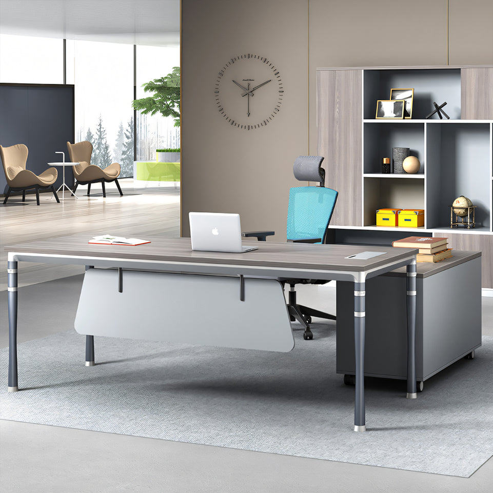 Modern Executive Office Desk Computer Supervisor Metal Office Furniture Rectangular Long Table LBZ-1053