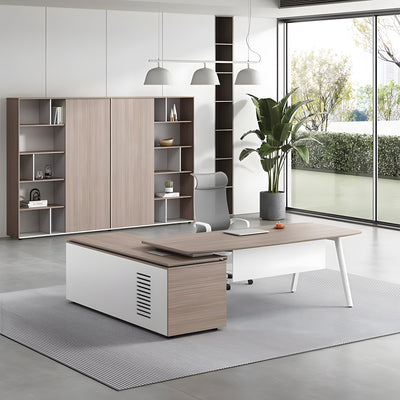 Dimple Executive Desk Manager Desk Supervisor Office Desk and Chair Dimple Modern President Table LBZ-1087