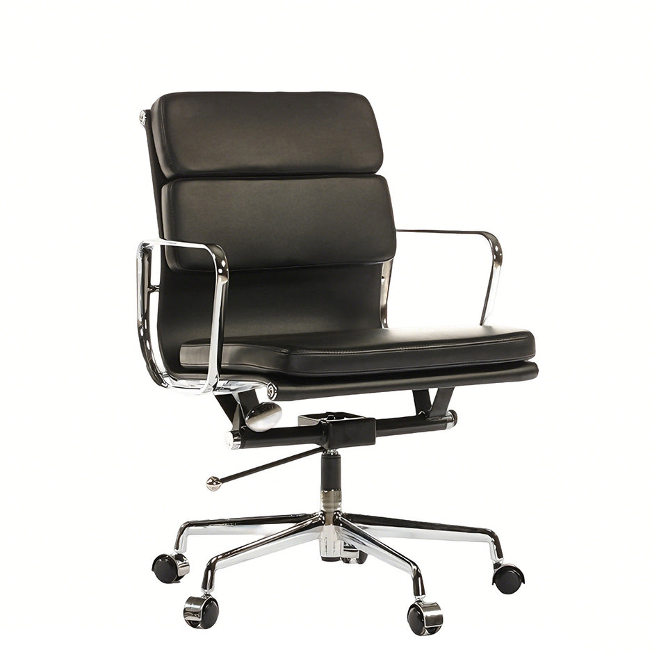Leather Eames Aluminum Computer Chair Ergonomic Comfort BGY-1066