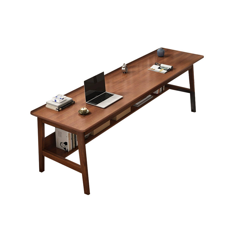 Solid Wood Leg Long Desk - Simple Office Computer Desk for Home-BGZ-167