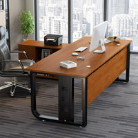 Boss Desk With Cable Holes simple modern office supervisor desktop computer desk LBZ-10126