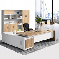 Boss Desk With Special Melamine Finish combination president desk simple modern fashion supervisor LBZ-10124